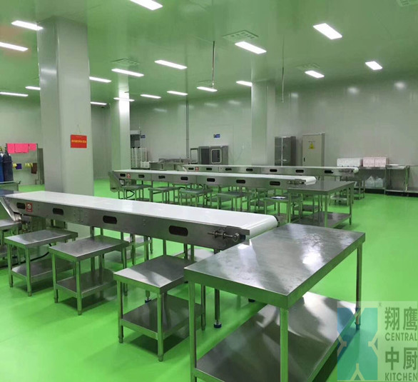 广州七十二街后勤加工中心-翔鹰中央厨房设备广东案例